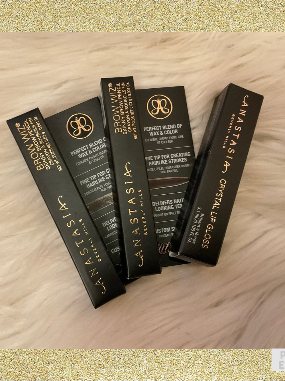Anastasia Brow Whiz & Crystal Lip Gloss Bundle - New in Box